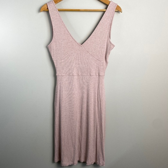 LOLE Women's Small Sleeveless Dress Fine Ribbed Tank Top‎ Light Salmon Festival - Picture 1 of 16